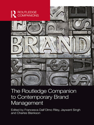 cover image of The Routledge Companion to Contemporary Brand Management